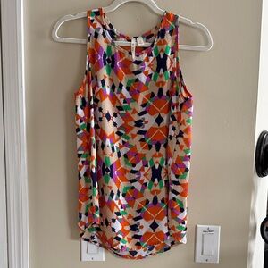Miami Multicolor Geometric Tank Top